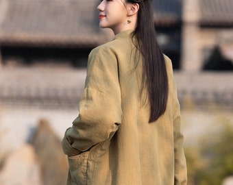 CNY China Loose Cotton Jacket Warm Pad Coat, Winter/spring