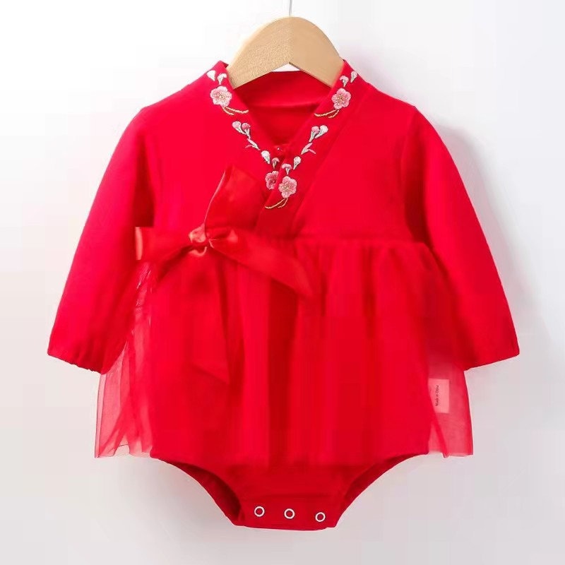 strapless open back dress El Faldellin by Surelis Linen & Lace Dress - 12 Months main image 0