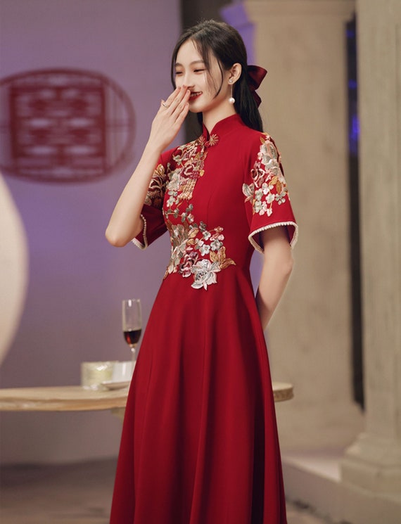 green emerald velvet dress Amazon.com: Womens Chinese Dress