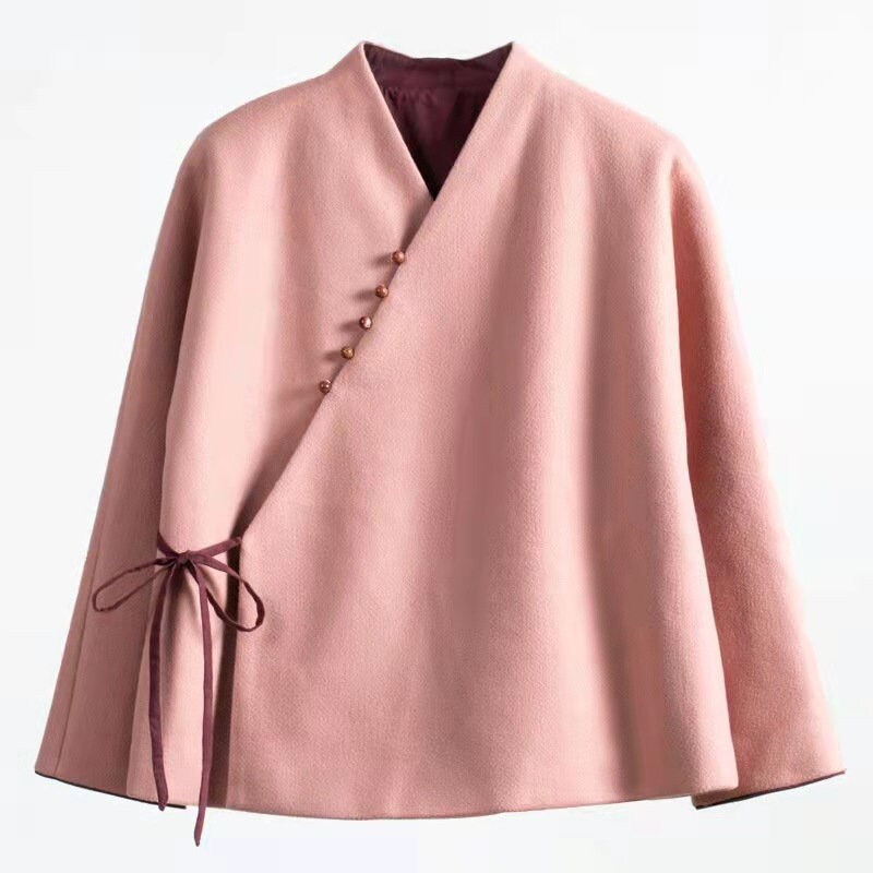 【COSYHARU】Pocket China Crop Jacket Pocket China Crop Jacket - COSYHARU | 60% - Asian Fashion
