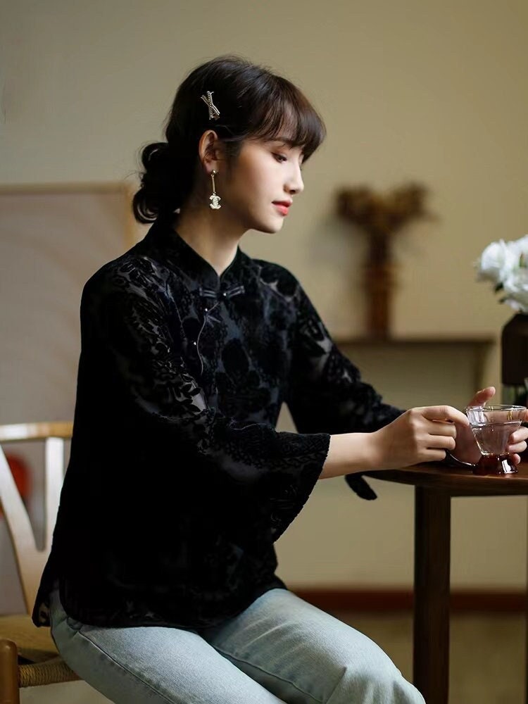 Modern cheongsam blouse hotsell