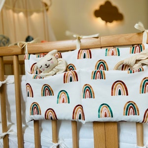 Pochette De Lit Bebe Range Tetine Doudou Colchique Etsy