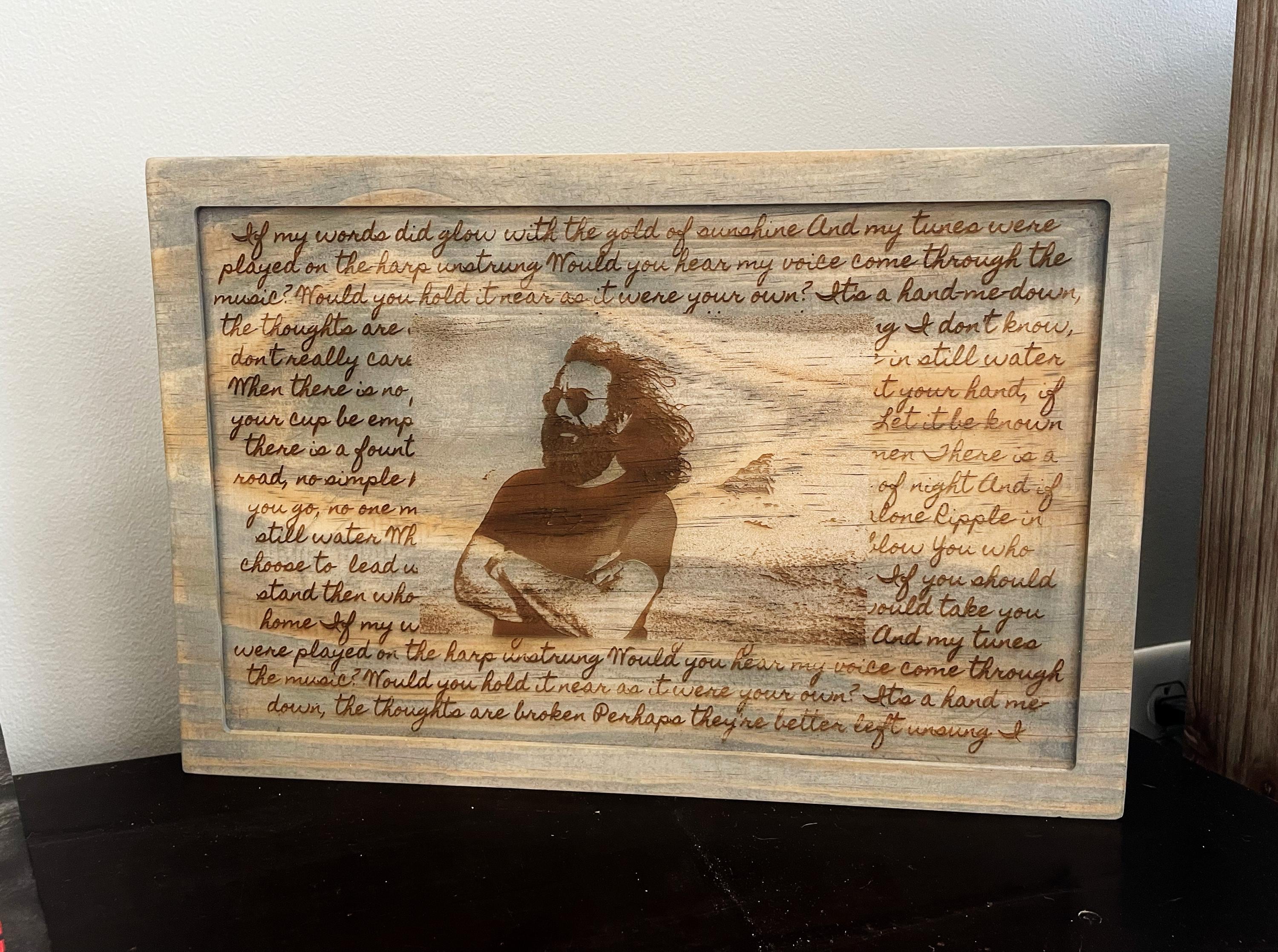 Ripple Grateful Dead Song Lyric Art - Lauren Flanagan Design