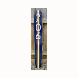 Water Ski Address Sign ~ Snow Ski Address Sign ~ Lake House Address ~ Chalet Address ~ Coastal Beach Address