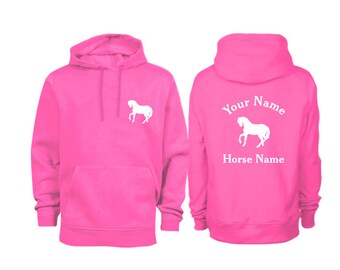 personalized horse hoodies