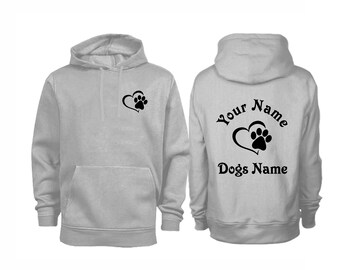 Personalised  Dog Heart and Paw Design Dog01
