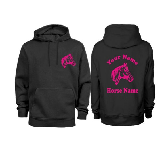 Personalised Horse Head Hoodie H9