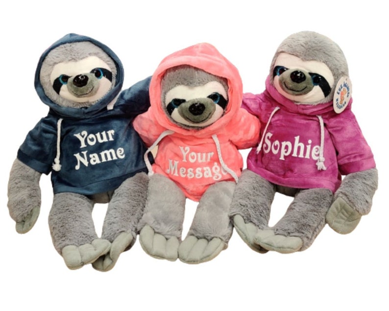 Personalised Sloth Soft Toy image 4