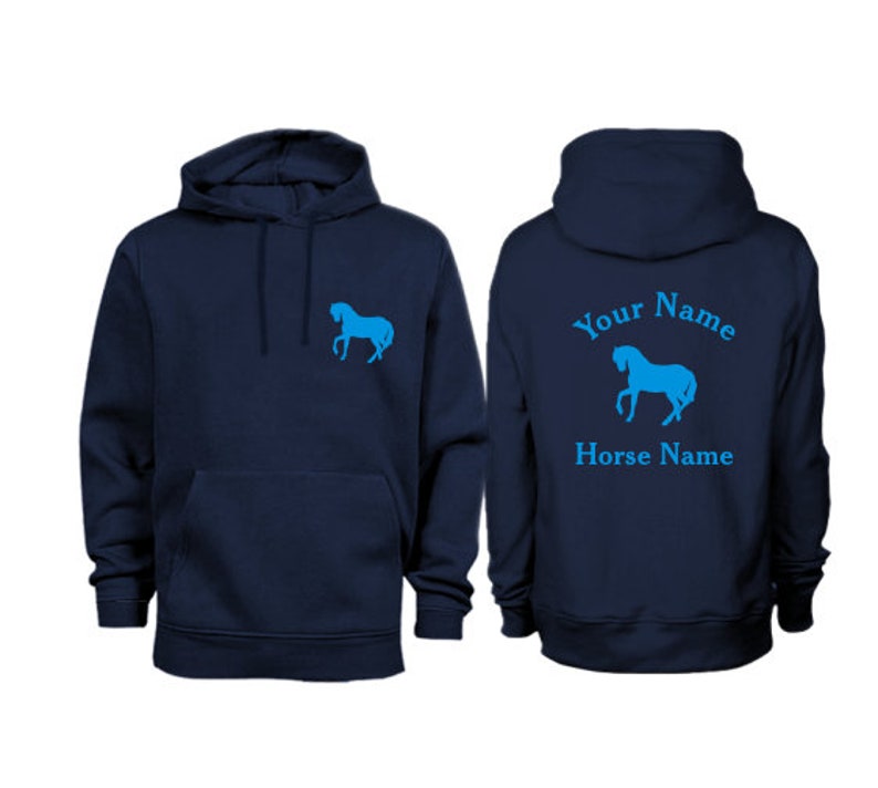 Personalised Horse Hoodie H05 Etsy