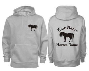 Personalised Shetland Pony Horse Hoodie H19
