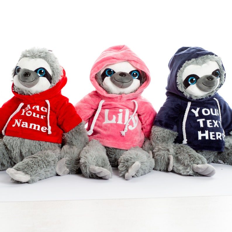 Personalised Sloth Soft Toy