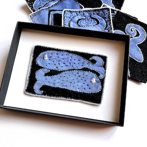 Tableau textile zodiaque : signe astrologique poissons