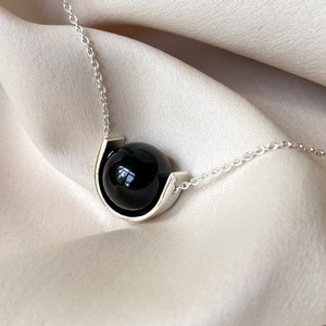Zarte Turmalin Halskette für Frauen, Zarte Stein Halskette für Frauen, Handgemachte Sterling Silber Halskette, Geschenk für sie