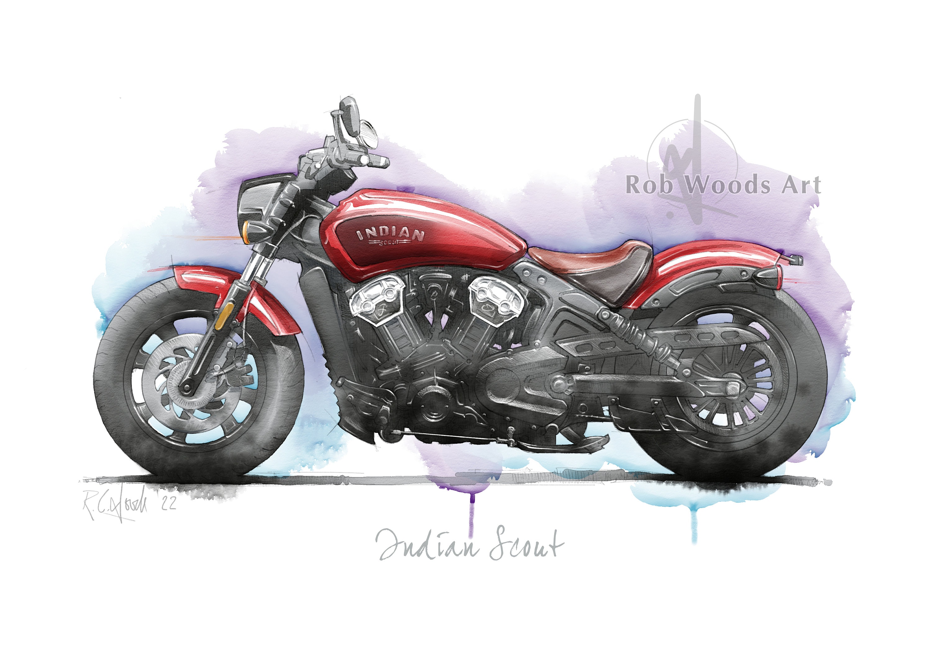 Indian Scout Bobber Sixty Saddle Bags Mu00e9xico