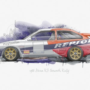1988 Ford Sierra RS Cosworth Rally print