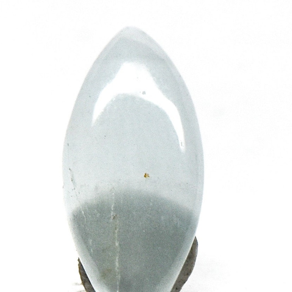 Clear Soft Blue Aquamarine Beryl Cabochon Polished 23x9mm 7ct Natural Translucent Gemstone Crystal Mineral Collectible Specimen Cab