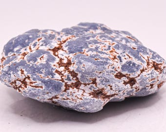 Globular Blue Angelite Rough Cluster Natural 230g 79mm Anhydrite Angel Angelic Stone Crystal Mineral Raw Gemstone Specimen