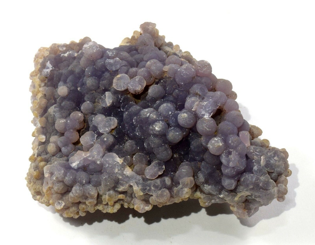 Botryoidal Purple Grape Agate (amethyst ?) Cluster Natural 114mm 250g ...
