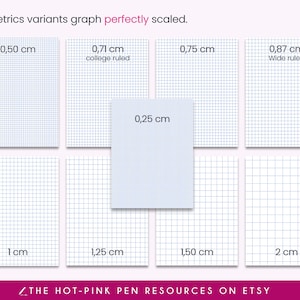 Printable Graph Paper | Metric Graph Papers | Digital Graph Pages ...