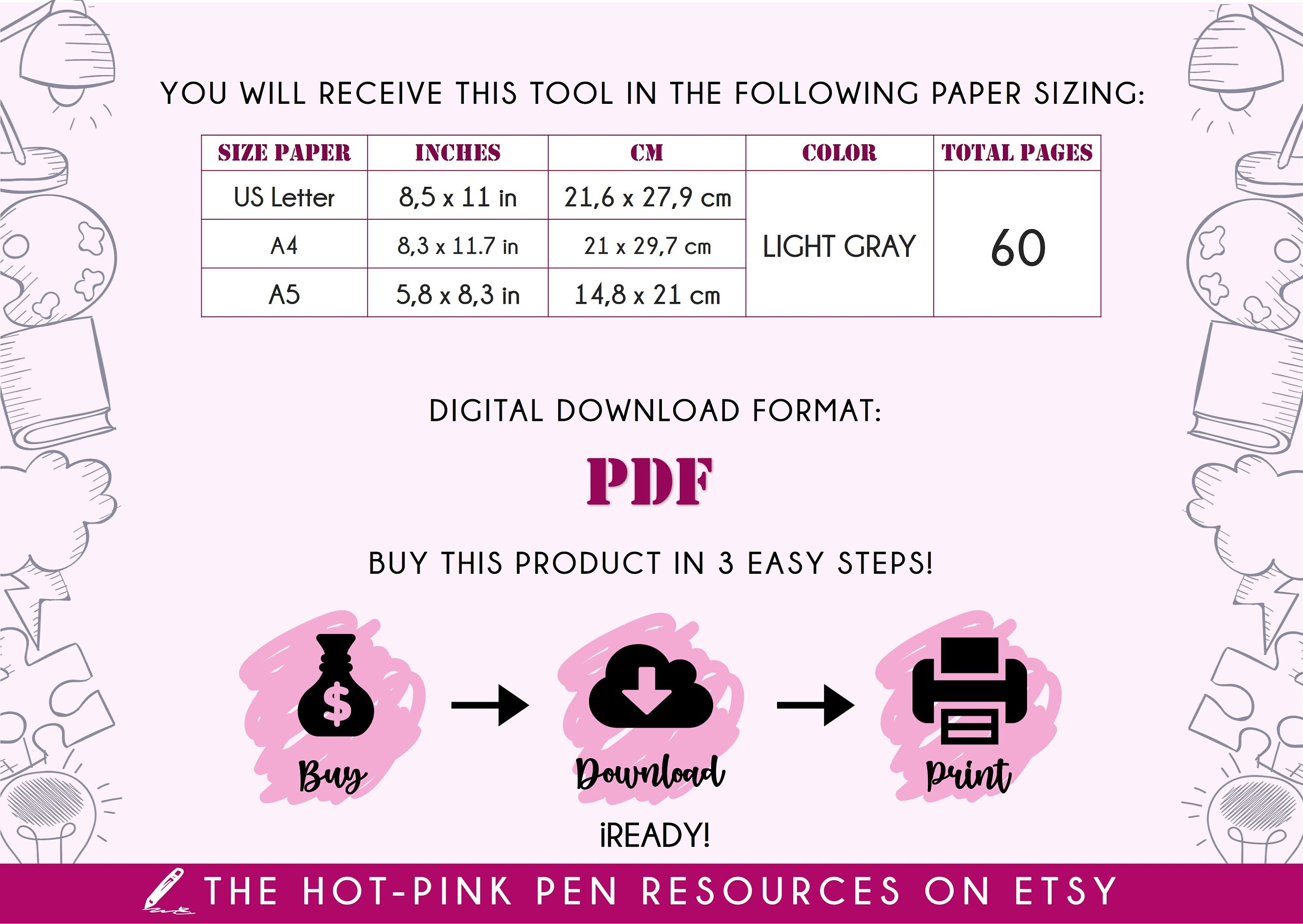 Grid Note Template | Math Note-taking Papers | Grid Printable Note ...