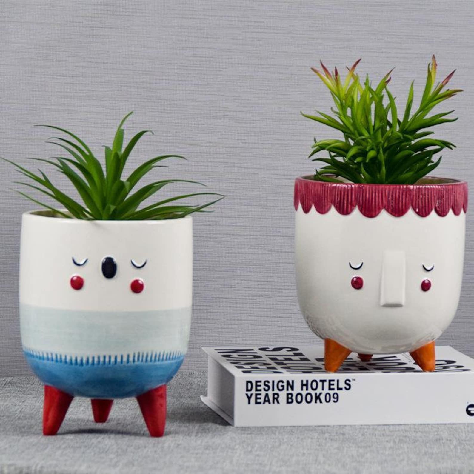 Cute Faces Planter Pot Succulent pots Plant Pots Etsy