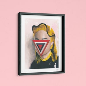 Yellow Haired Girl - Fine Art Print