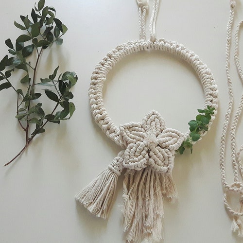 DIY Macrame Belt Flower Design Pattern Video Tutorial Women - Etsy