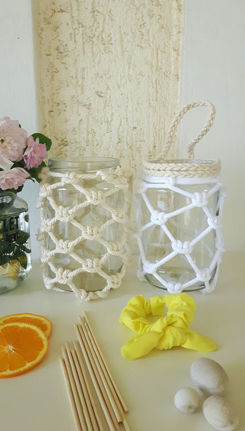 Macrame Net jar Video Tutorial Video Class pattern Macrame Etsy