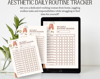 My daily routine planner for working women from home, daily planners ,daily planner printable, business planners, daily routines, daily plan