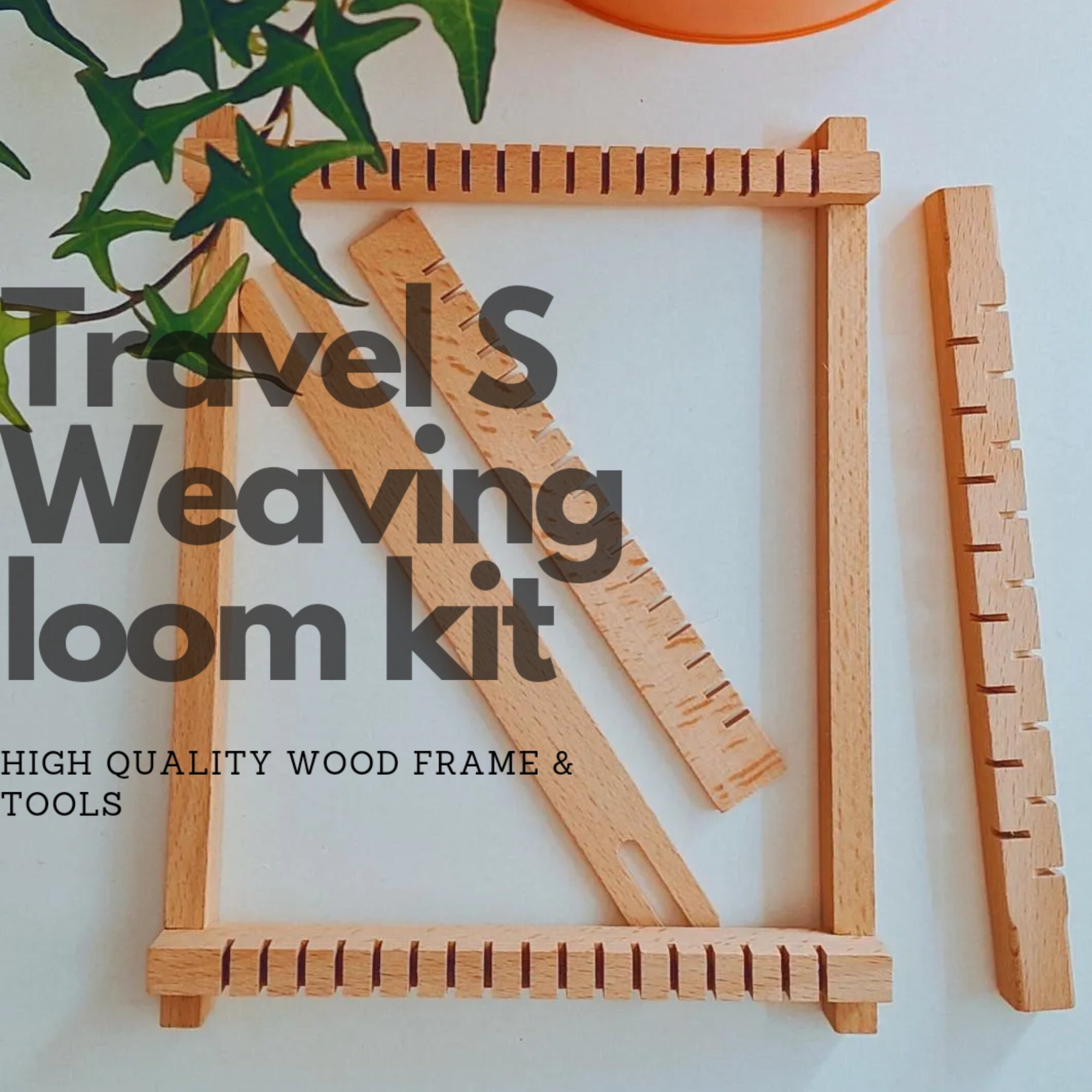 Large Wooden Weaving Loom Kit Frame Tapestry Kit Wall Decor Loom Tools