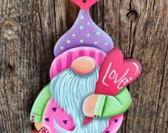 Love Gnome tree ornament