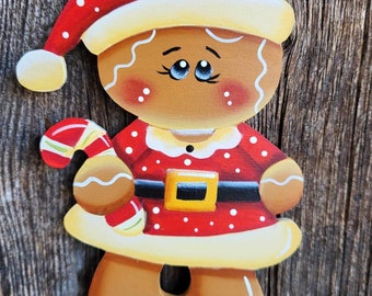 Mrs. Claus Gingerbread Ornament