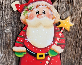 Twinkle Star Santa Ornament
