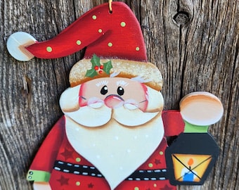 Santa with lantern Ornament