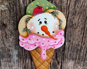 Snowcone Lady Tree Ornament