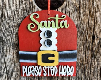 Santa tree ornament