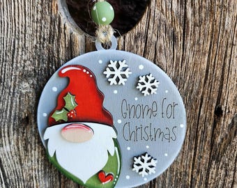 Gnome for Christmas tree ornament