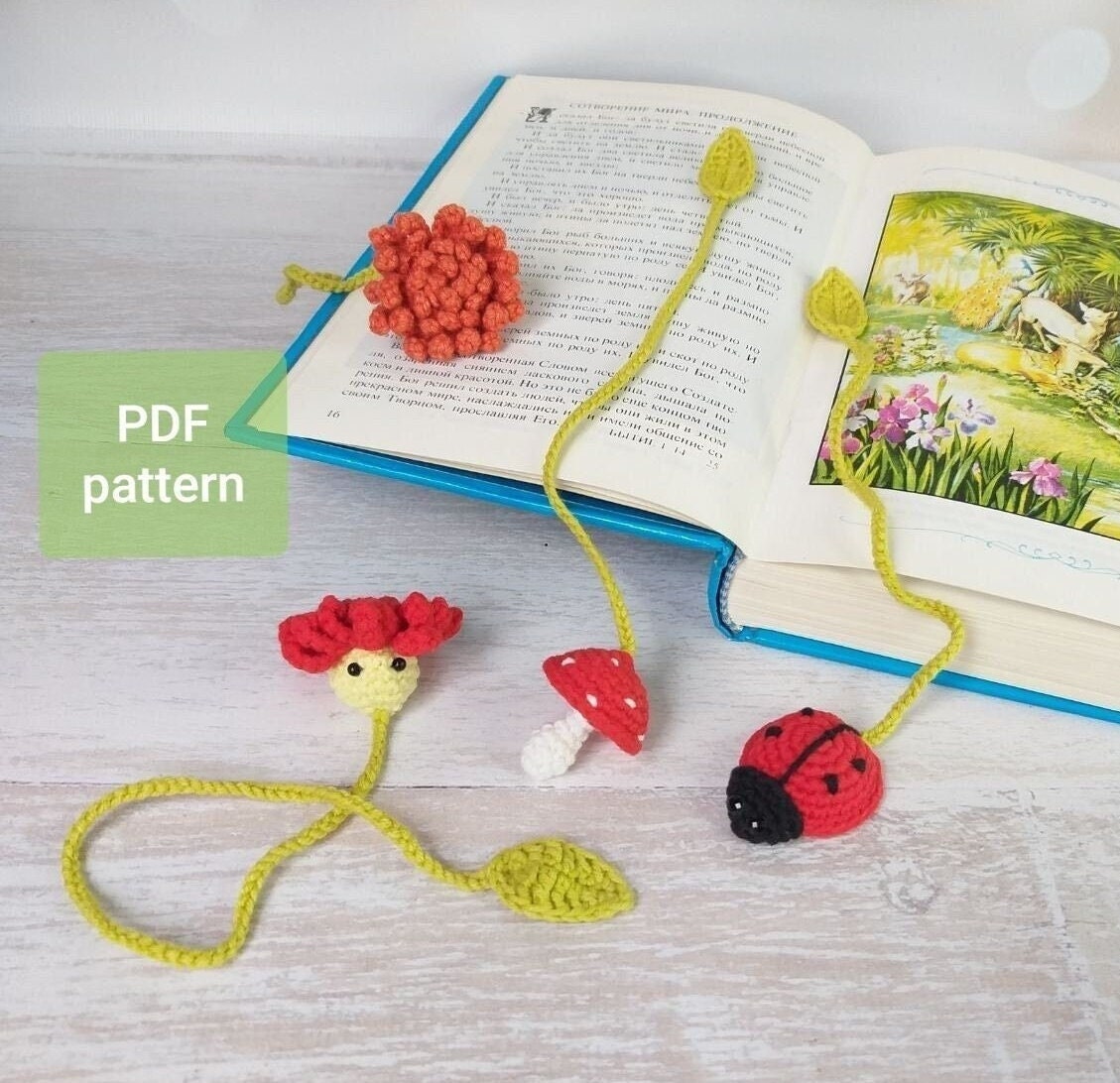 5 Marque-pages En Bois Avec Pompons Motif Coccinelle - Cadeaux Pour Lecteurs, Amis, Enseignants - Longueur 13 Cm