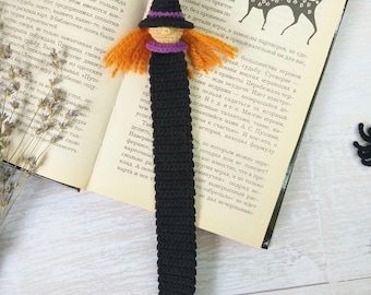 Crochet Witch Bookmark Pattern: Amigurumi Halloween DIY
