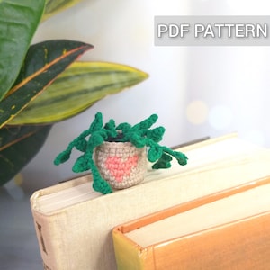 Gehäkelte Lesezeichen, Amigurumi Lesezeichen, Geschenk für Freundin, Cottagecore DIY, Taschenbaumler häkeln