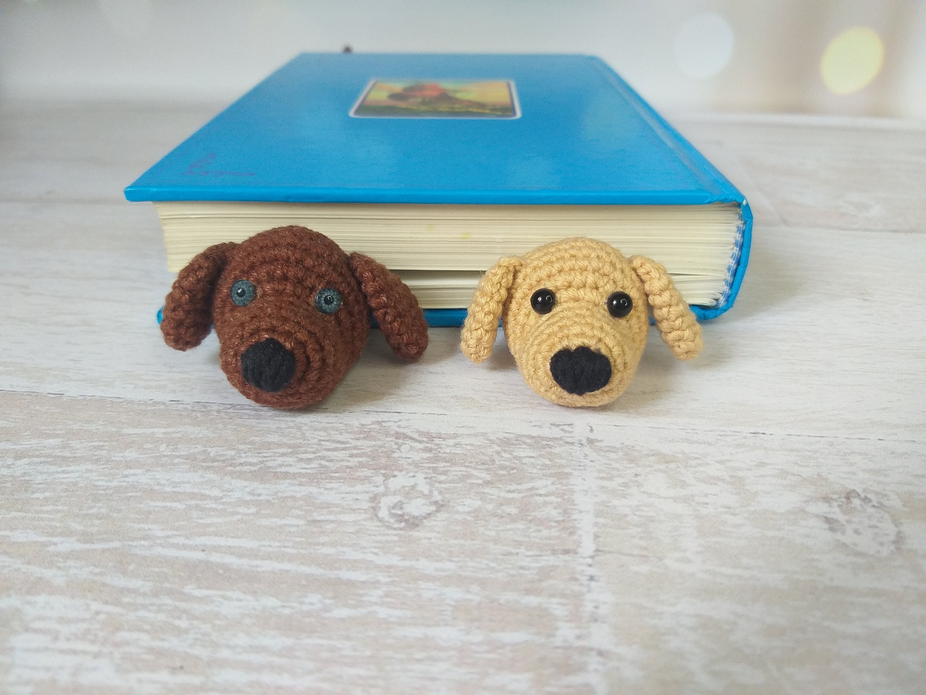 Labrador Bookmark Crochet Bookmark Dog Pattern, Labrador Retriever Beginner Crochet ...