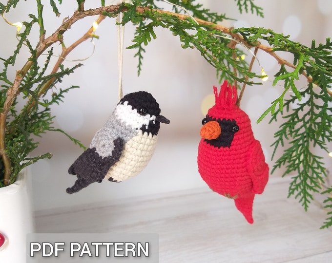 Black Cap Chickadee Crochet Pattern - Etsy Canada