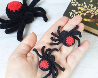 Spinne Amigurumi Häkelanleitung: Halloween Dekoration selber nähen