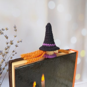 Crochet Witch Bookmark Pattern: Amigurumi Halloween DIY, Witchcraft PDF ...