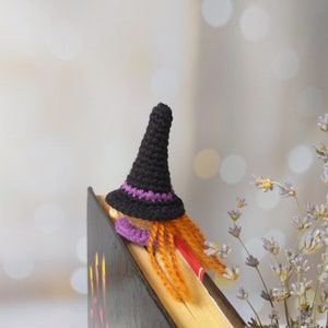 Crochet Witch Bookmark Pattern: Amigurumi Halloween DIY, Witchcraft PDF ...
