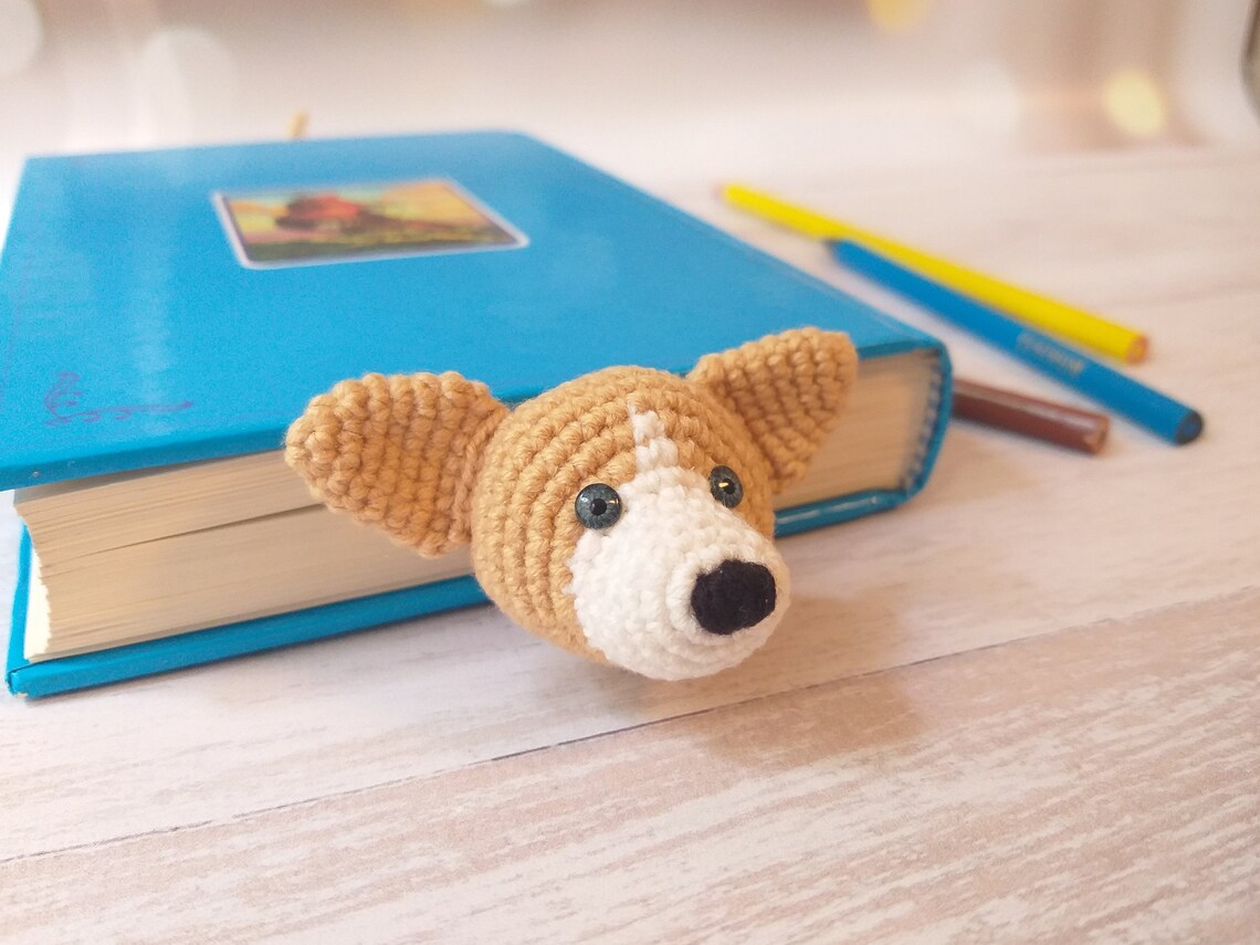 Crochet Bookmark Dog Pattern Crochet Tutorial PDF Etsy