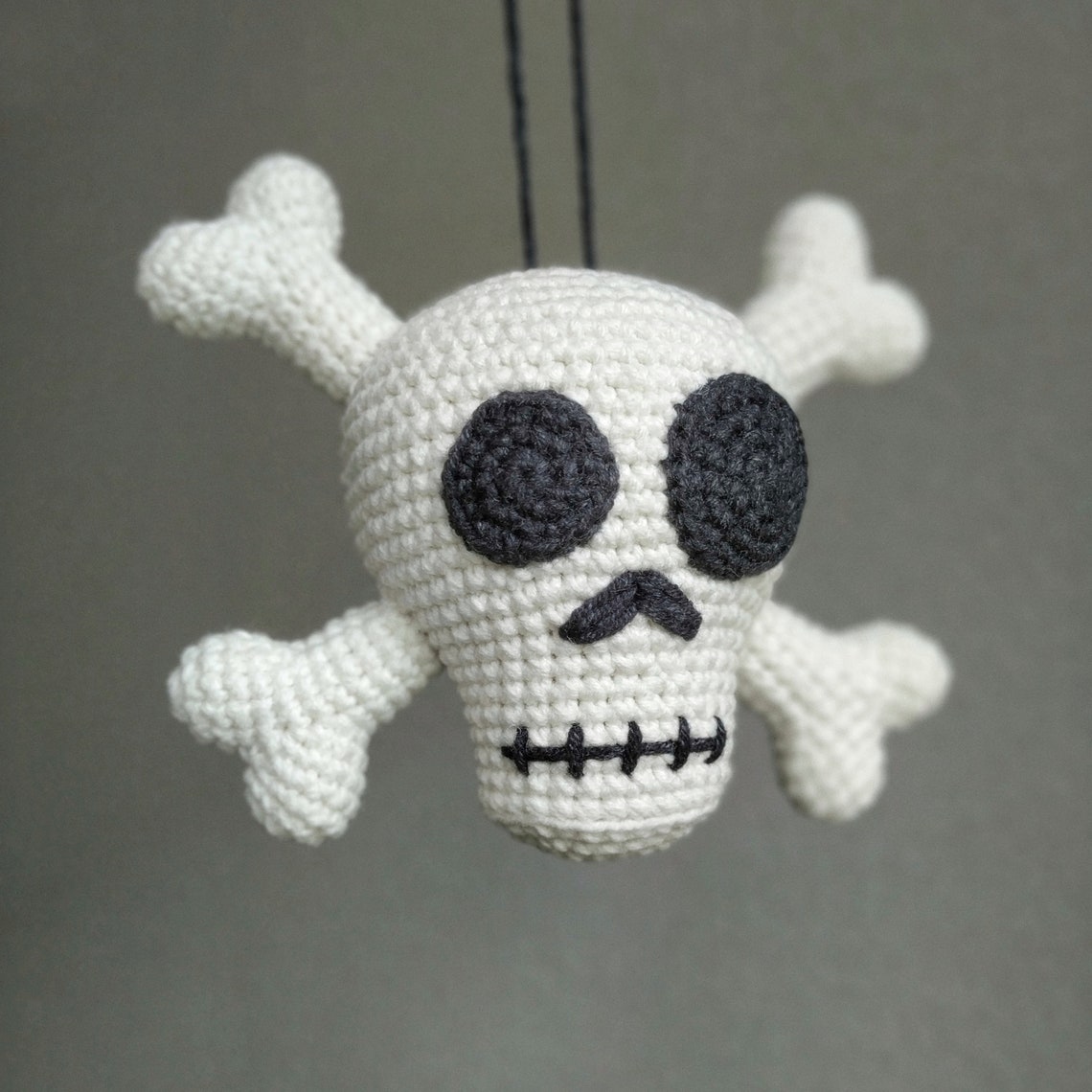 Crochet pattern skull amigurumi pattern human skull Etsy