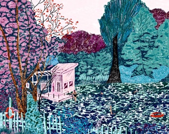 Hampstead Ladies Pond print