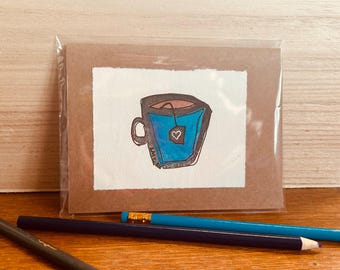 small blank notebook
