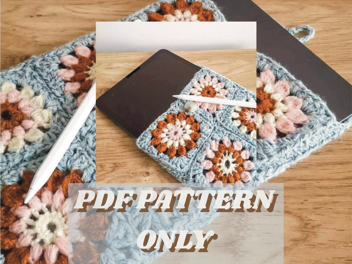 Instant Download Crochet Ipad Tablet Cosy Pdf Pattern Only Etsy